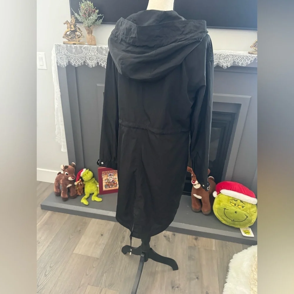 Michael Kors Black Hooded Anorak Jacket Women’s Size M